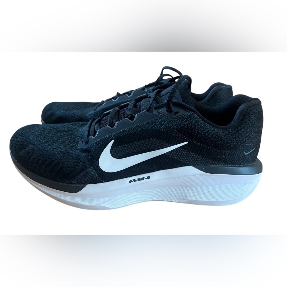 Nike Shoes Winflo Air Black White Road Running Size 13
